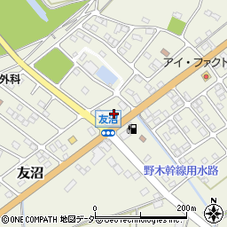 栃木県下都賀郡野木町友沼6513周辺の地図
