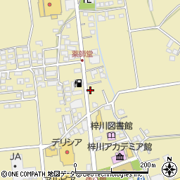 長野県松本市梓川倭463周辺の地図