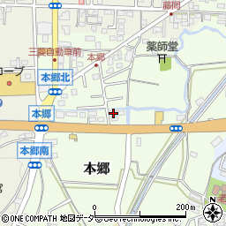 群馬県藤岡市本郷737-5周辺の地図