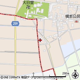 埼玉県深谷市横瀬1352周辺の地図
