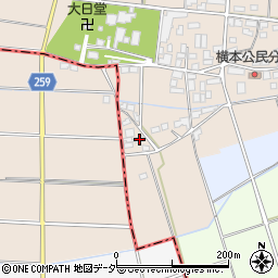 埼玉県深谷市横瀬1353周辺の地図