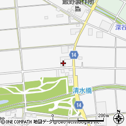 埼玉県深谷市下手計1409周辺の地図