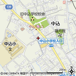 長野県佐久市中込三石周辺の地図