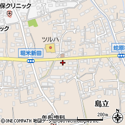 長野県松本市島立643周辺の地図