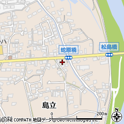 長野県松本市島立671周辺の地図
