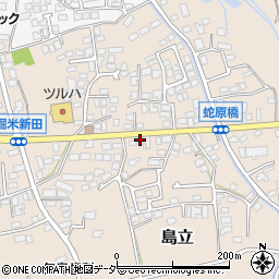 長野県松本市島立（蛇原）周辺の地図