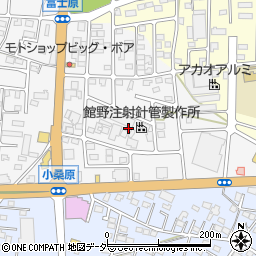 群馬県館林市富士原町910周辺の地図