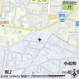 ＮＴＴ松本社宅周辺の地図