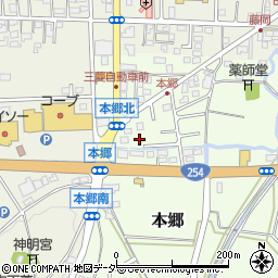 群馬県藤岡市本郷716-1周辺の地図