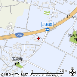 群馬県藤岡市小林256-8周辺の地図