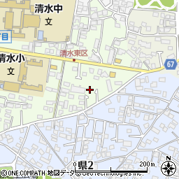 長野県松本市清水2丁目10-4周辺の地図