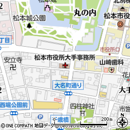 松本市観光情報センター周辺の地図