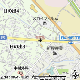 御堂坂周辺の地図