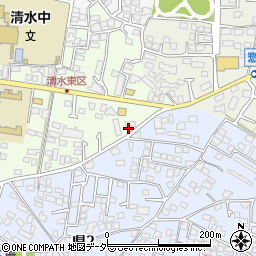 長野県松本市清水2丁目10周辺の地図