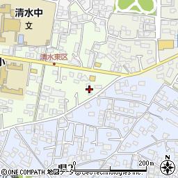長野県松本市清水2丁目10-25周辺の地図