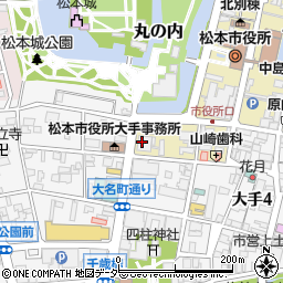 松本信用金庫　ローンセンター周辺の地図