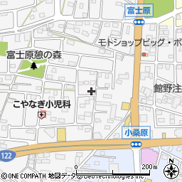 群馬県館林市富士原町1057-152周辺の地図