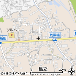 長野県松本市島立661周辺の地図