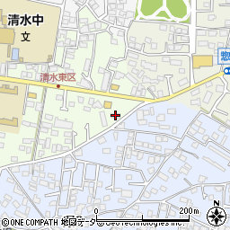 長野県松本市清水2丁目10-22周辺の地図