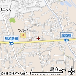 長野県松本市島立647周辺の地図