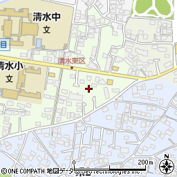 長野県松本市清水2丁目10-6周辺の地図