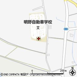 明野自動車学校周辺の地図