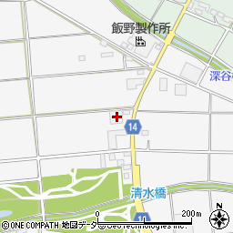 埼玉県深谷市下手計1411周辺の地図