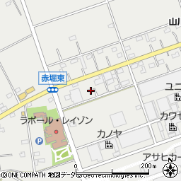 群馬県邑楽郡邑楽町赤堀3697-2周辺の地図