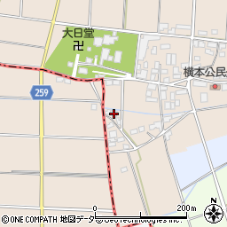 埼玉県深谷市横瀬1355周辺の地図