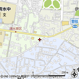 長野県松本市清水2丁目10-16周辺の地図