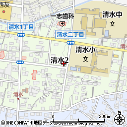 長野県松本市清水2丁目5-19周辺の地図