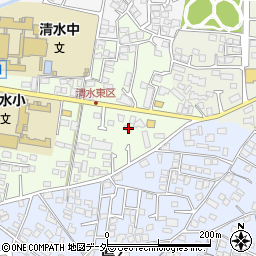長野県松本市清水2丁目10-26周辺の地図