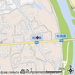 長野県松本市島立726周辺の地図