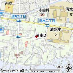 長野県松本市清水2丁目5-1周辺の地図