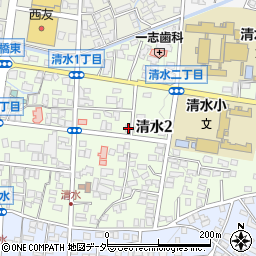 長野県松本市清水2丁目3-14周辺の地図