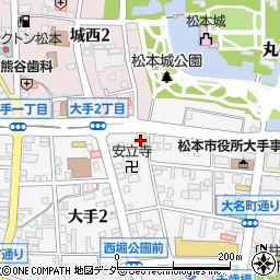 朝日新聞松本支局周辺の地図