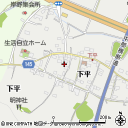 長野県佐久市伴野下平周辺の地図