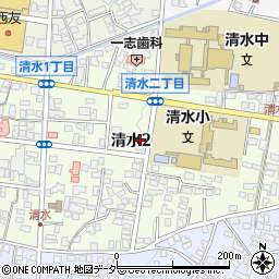 長野県松本市清水2丁目5-17周辺の地図
