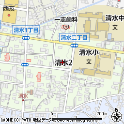 長野県松本市清水2丁目5-21周辺の地図