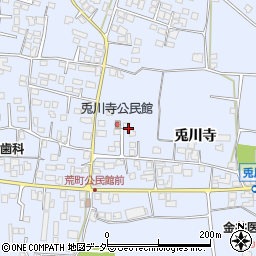 長野県松本市里山辺兎川寺3018-4周辺の地図