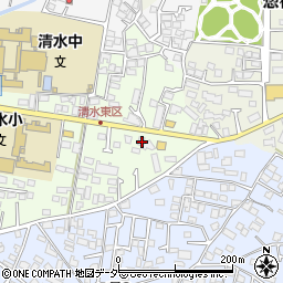 長野県松本市清水2丁目10-10周辺の地図