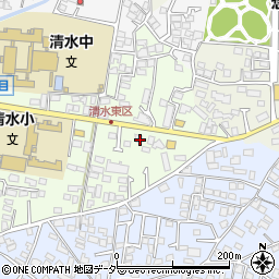 長野県松本市清水2丁目10-9周辺の地図