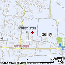長野県松本市里山辺兎川寺3019周辺の地図