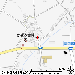 松本ひよこ　島内ホーム周辺の地図