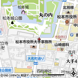 松本城周辺の地図