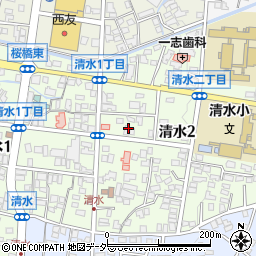 長野県松本市清水2丁目3周辺の地図