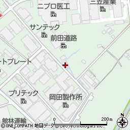 渡辺製作所第二工場周辺の地図