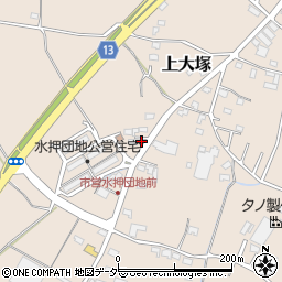 群馬県藤岡市上大塚577-2周辺の地図