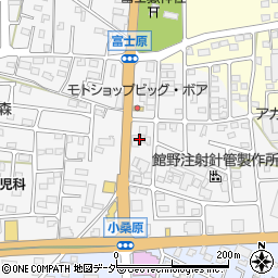 群馬県館林市富士原町932-1周辺の地図