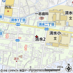 長野県松本市清水2丁目5-3周辺の地図